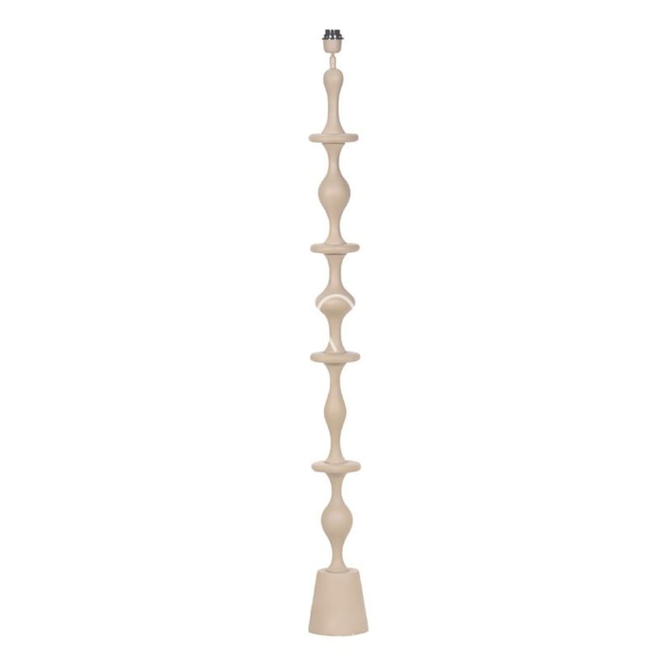 Vloerlamp Voet Design Taupe Aluminium 15x152cm