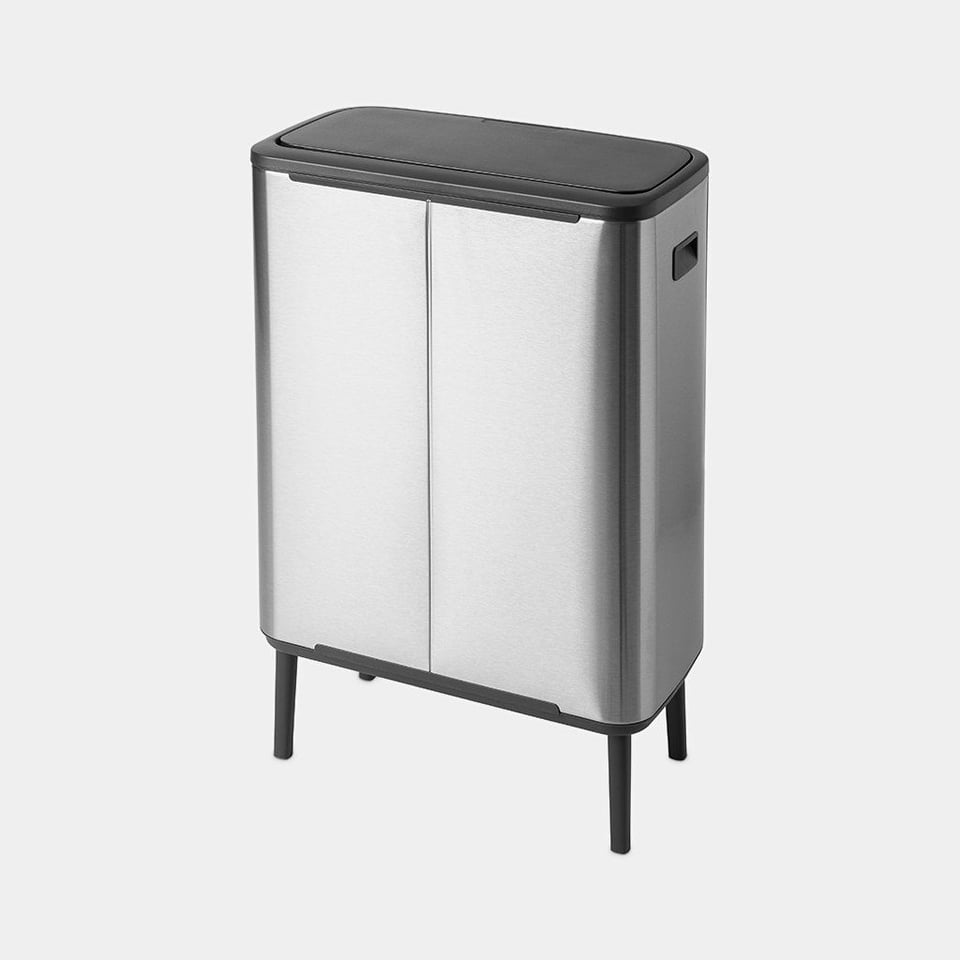 Brabantia Bo Touch Bin Afvalemmer High 60 Liter Matt Steel Fingerprint Proof