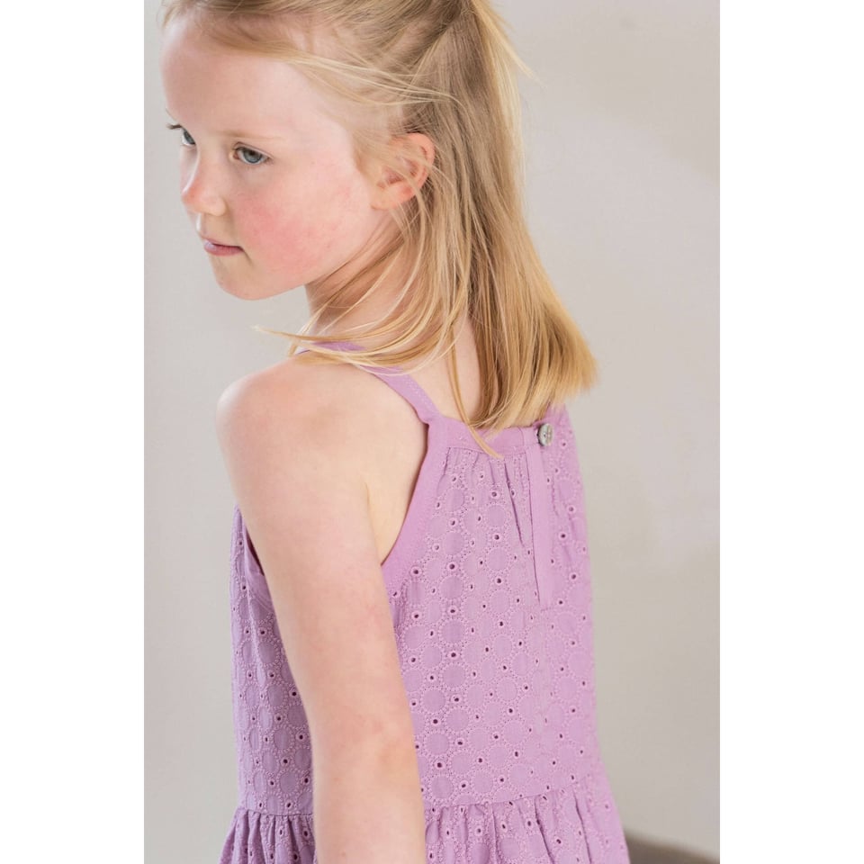 House of Jamie Broidery Layer Dress Lavender