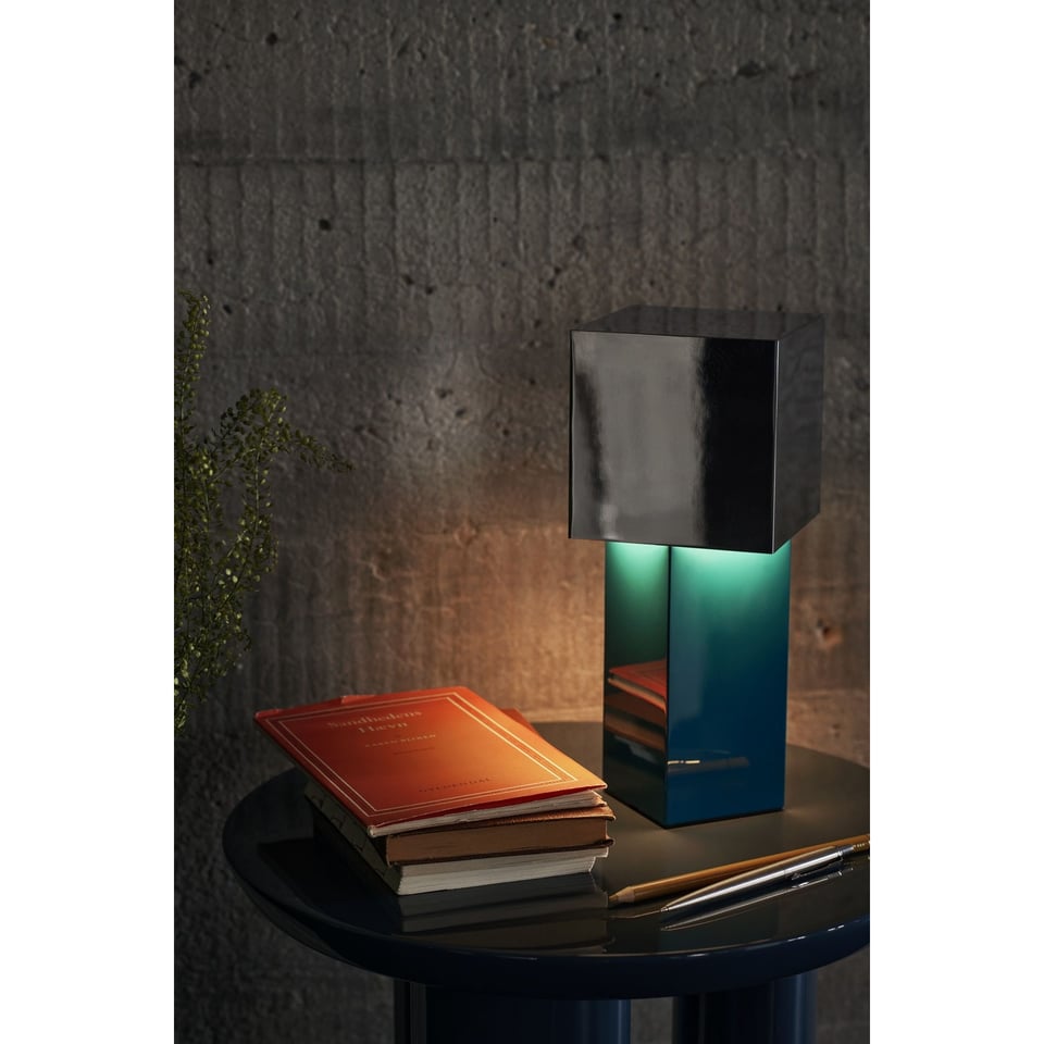 Lamp Pivot Blauw Zilver