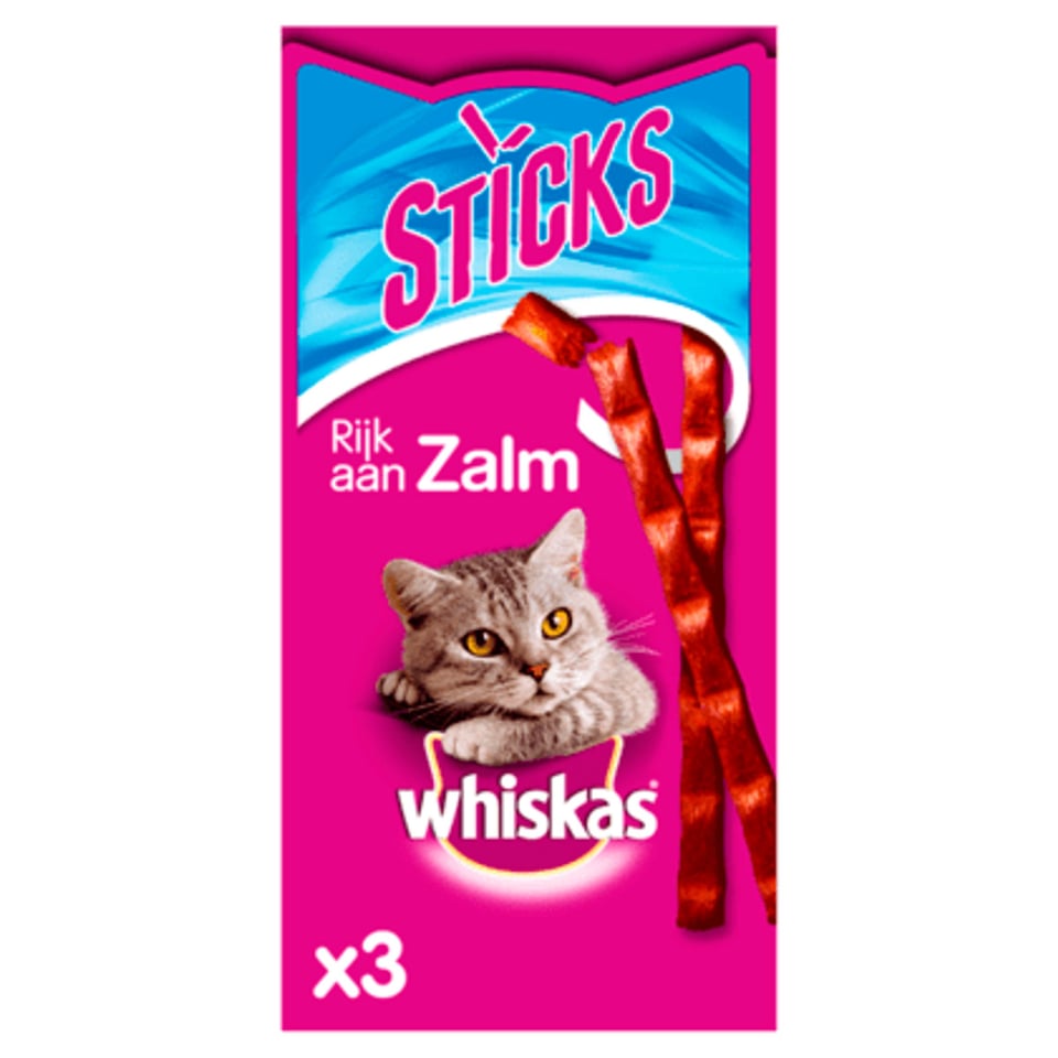 Whiskas Sticks Zalm Kattensnack