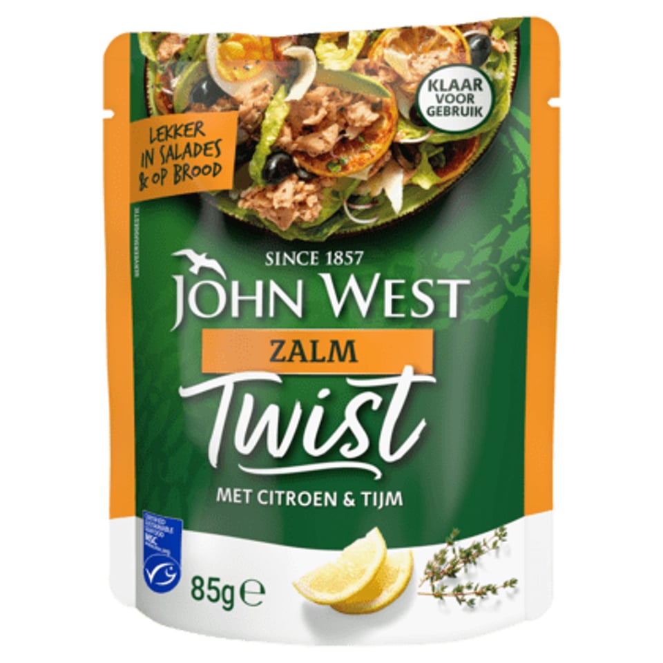 John West Zalm Twist Citroen & Tijm