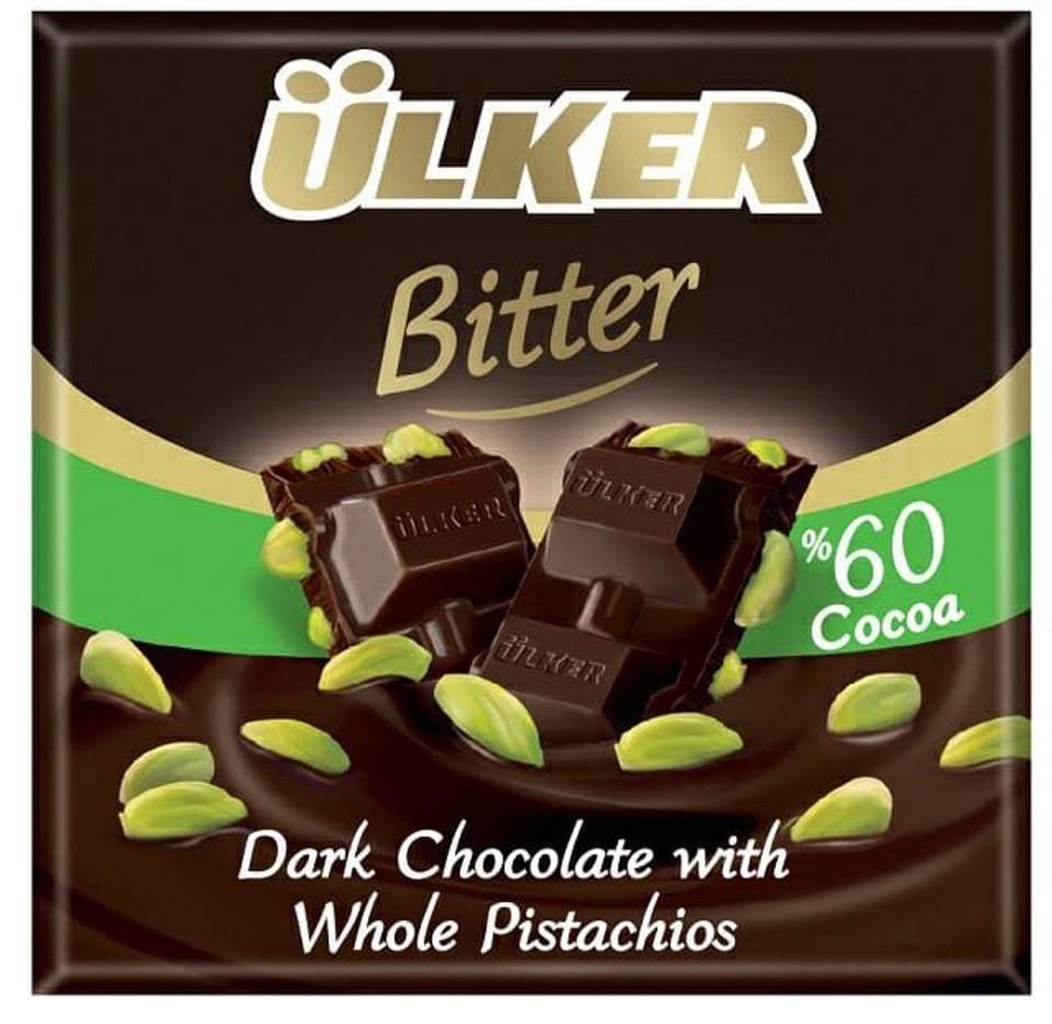 Ulker Bitter Pistache Chocolade