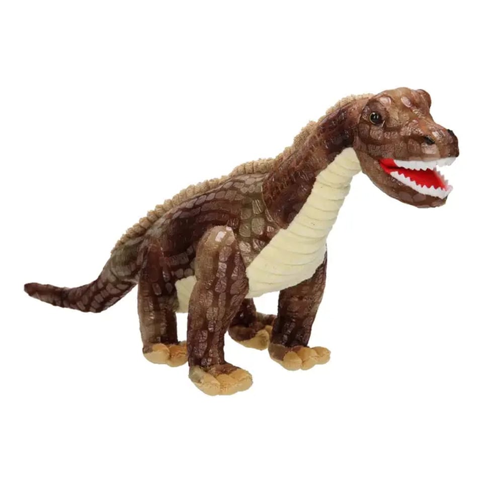 Dino Knuffel 50 Cm: Bruin / Groen / Stegosaurus