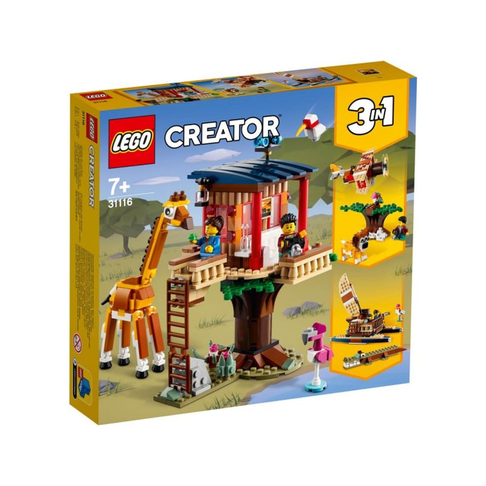 Lego Creator 31116 3in1 Safari Wilde Dieren Boomhuis