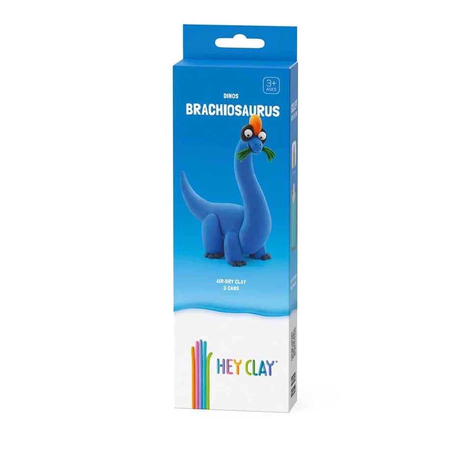 Hey Clay Boetseerklei Brachiosaurus- 3 Kleuren