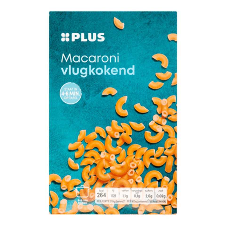 PLUS Macaroni Vlugkokend