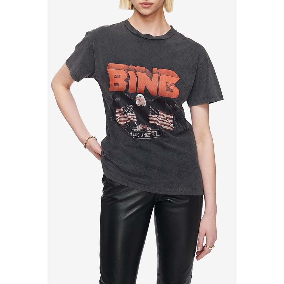 Anine Bing Vintage Bing Tee - Black