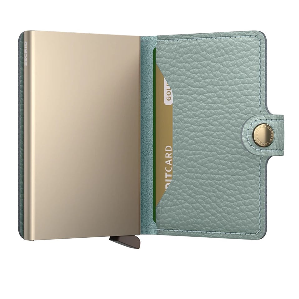 SECRID Miniwallet Pebble Zeegroen