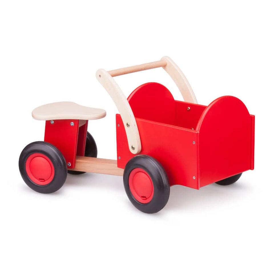 New Classic Toys Bakfiets Rood 1+