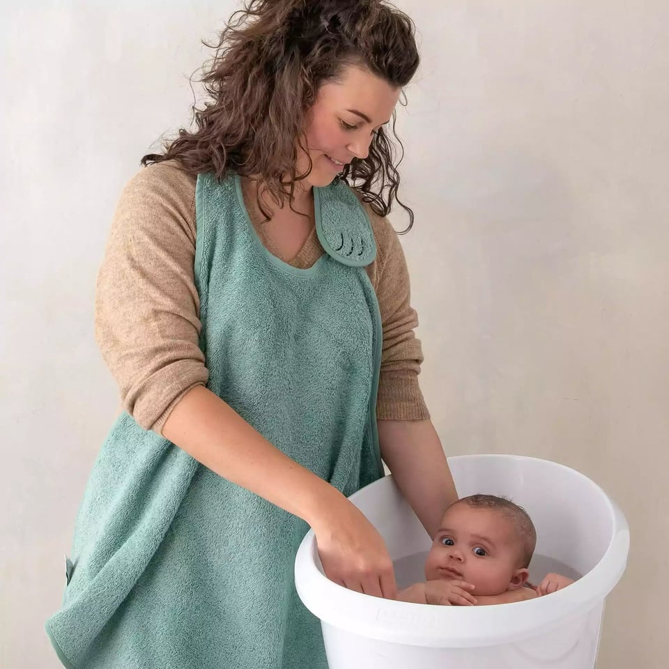 Nifty handsfree badcape - groen