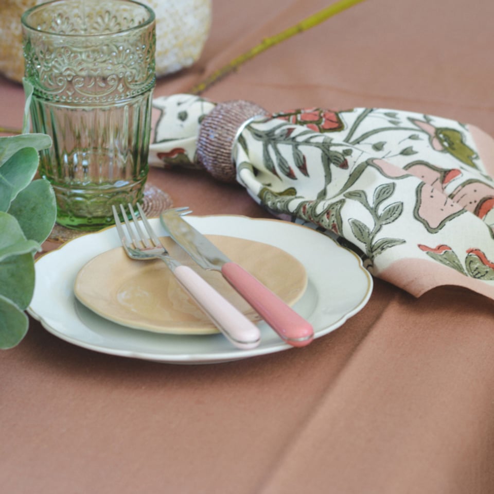 Bungalow Tafelkleed Mirra Sandstone 150 X 260