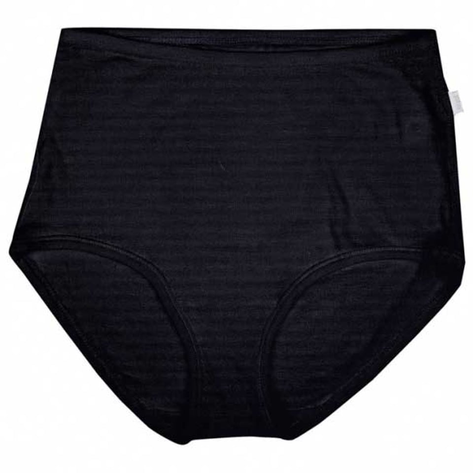 Marie, Wollen Maxi Briefs, Zwart