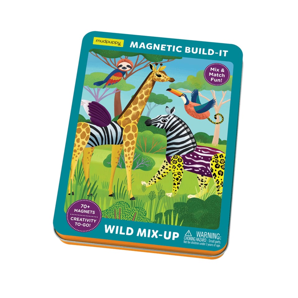 Magnetic Build-It Wild Mix-It - Mudpuppy