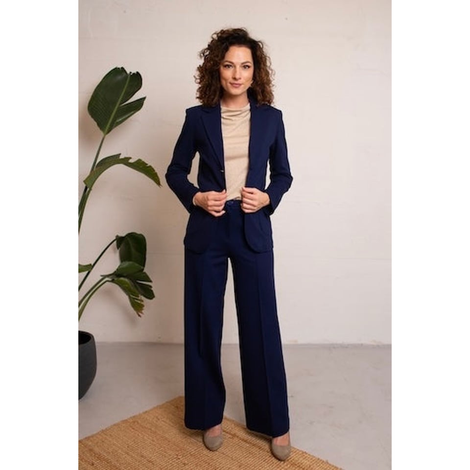 VERY CHERRY Blazer Deep Navy Punty