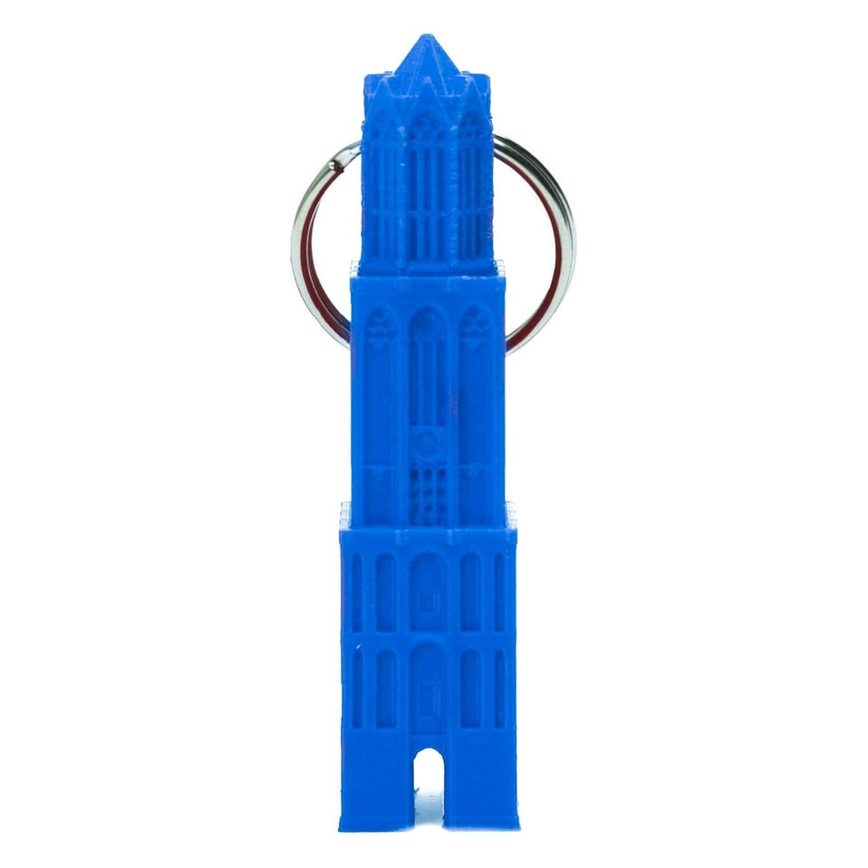 Buro Ruig Domtoren Sleutelhanger Blauw