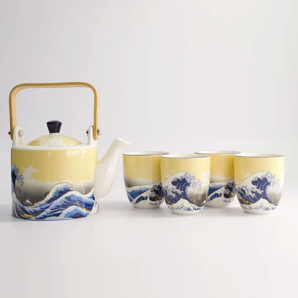 Thee Set Kawaii Hokusai in Cadeau Doos