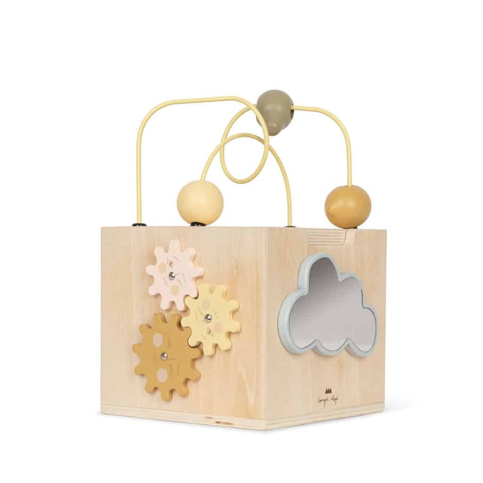 Konges Sløjd Wooden Activity Cube Fsc Nature