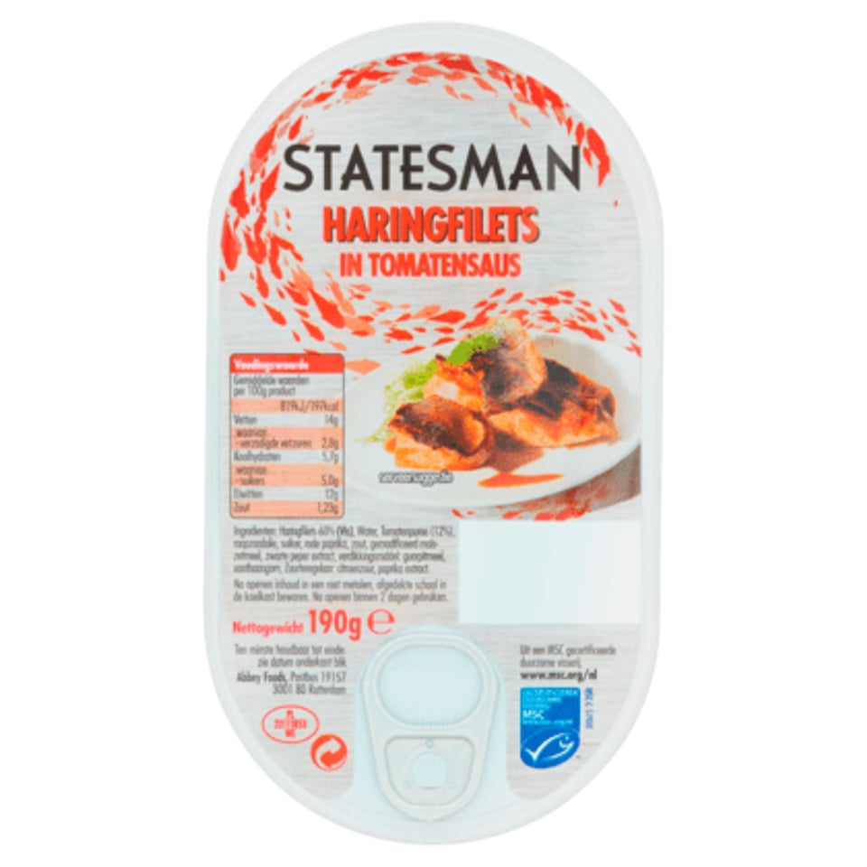 Statesman Haringfilets in Tomatensaus MSC