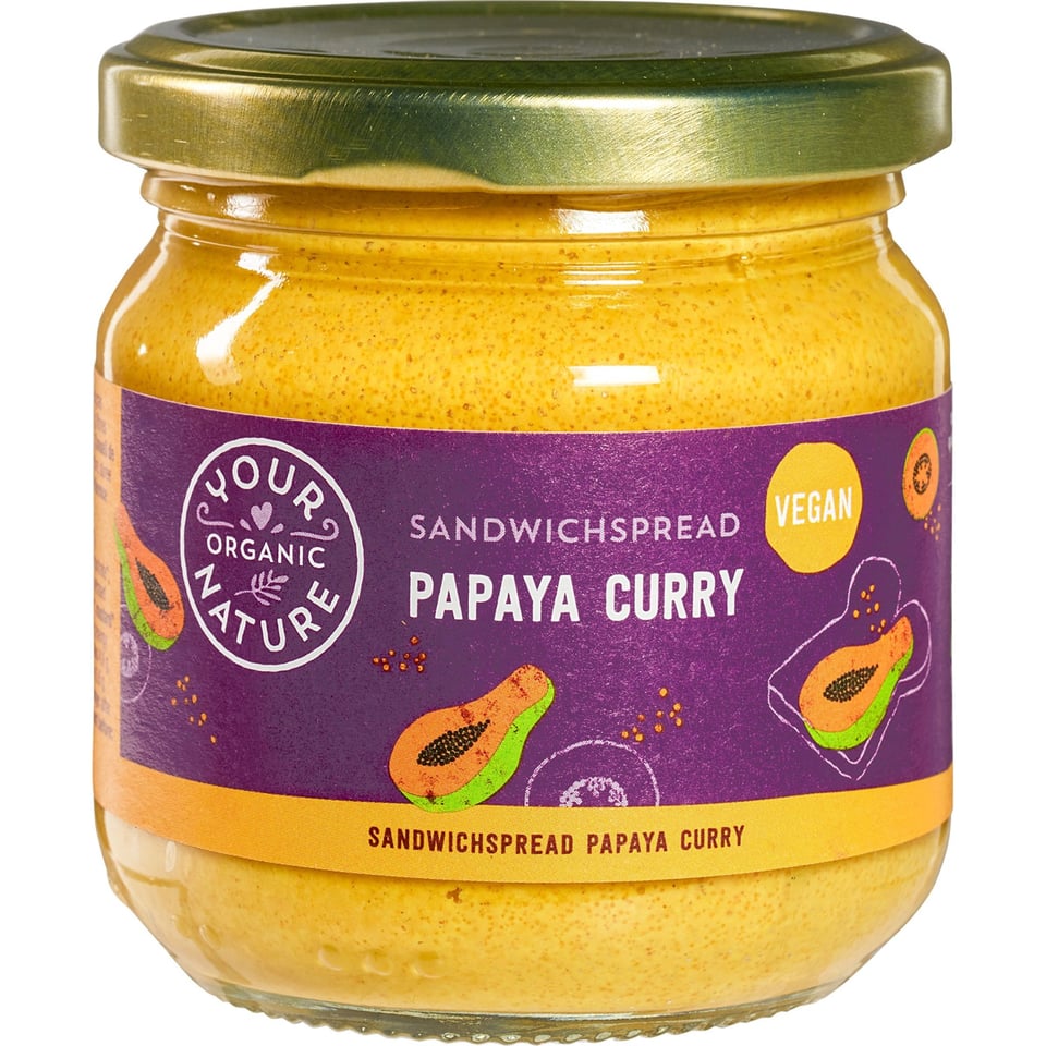 Sandwichspread Papaya Curry