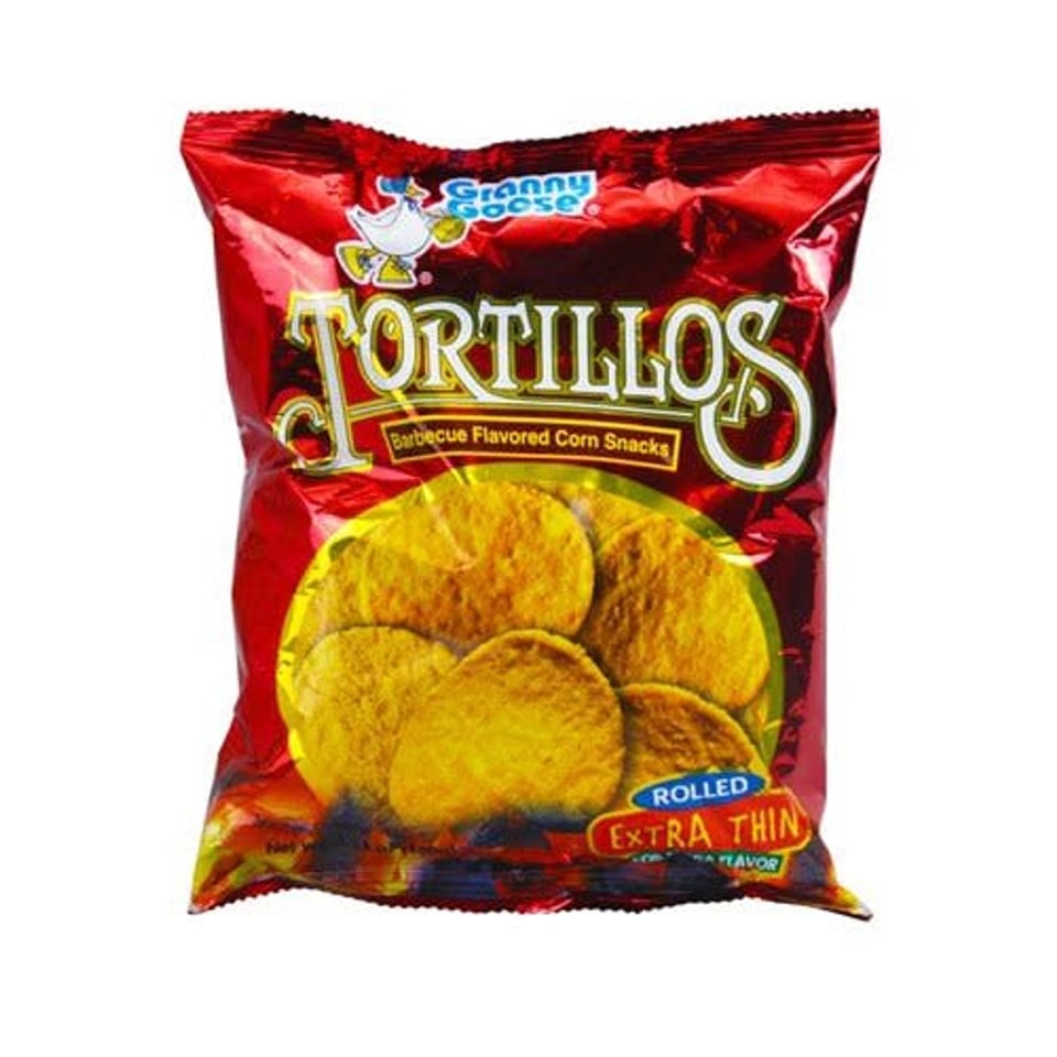 Granny Goose Tortillos Barbecue Chips 100gr