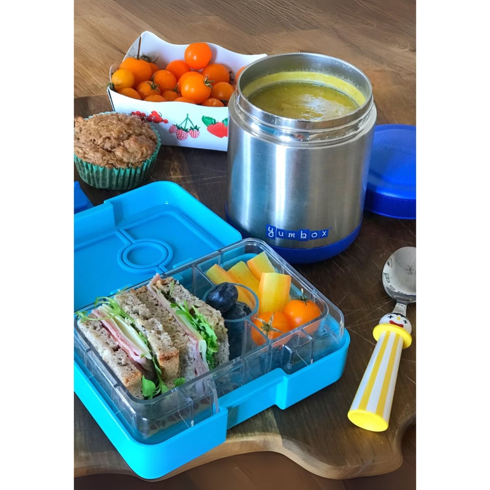 Yumbox Zuppa Neptune Blue Met Lepel - Blauw