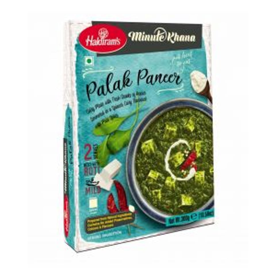 Haldiram's Ready To Eat Palak Paneer 300 Grams