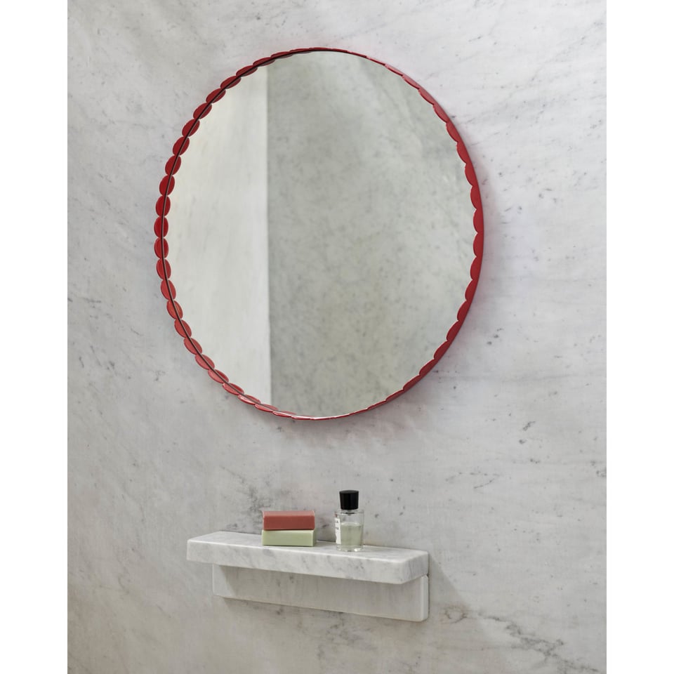 Spiegel Arcs Rond Rood