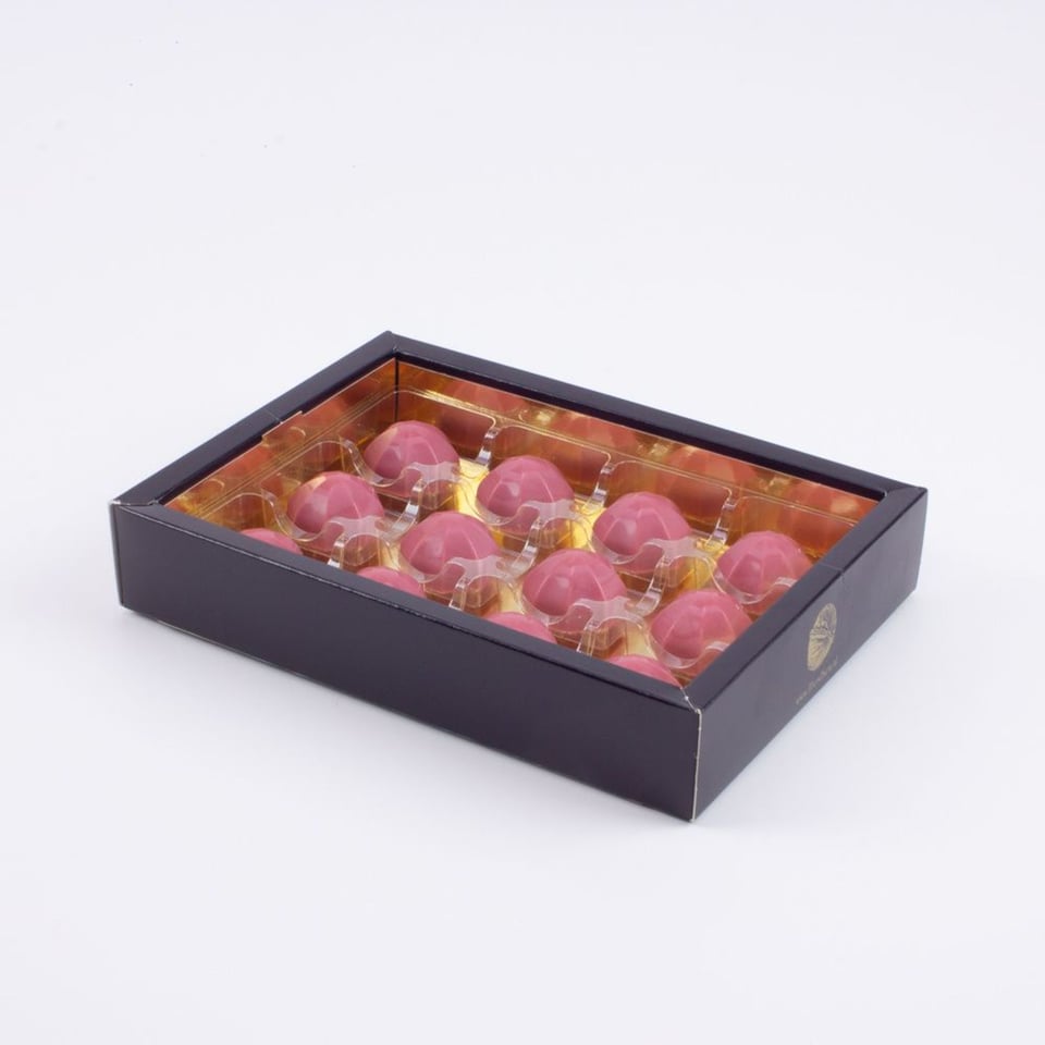 Likeur Bonbons Boswandeling Pink - 6 Stuks - Wit