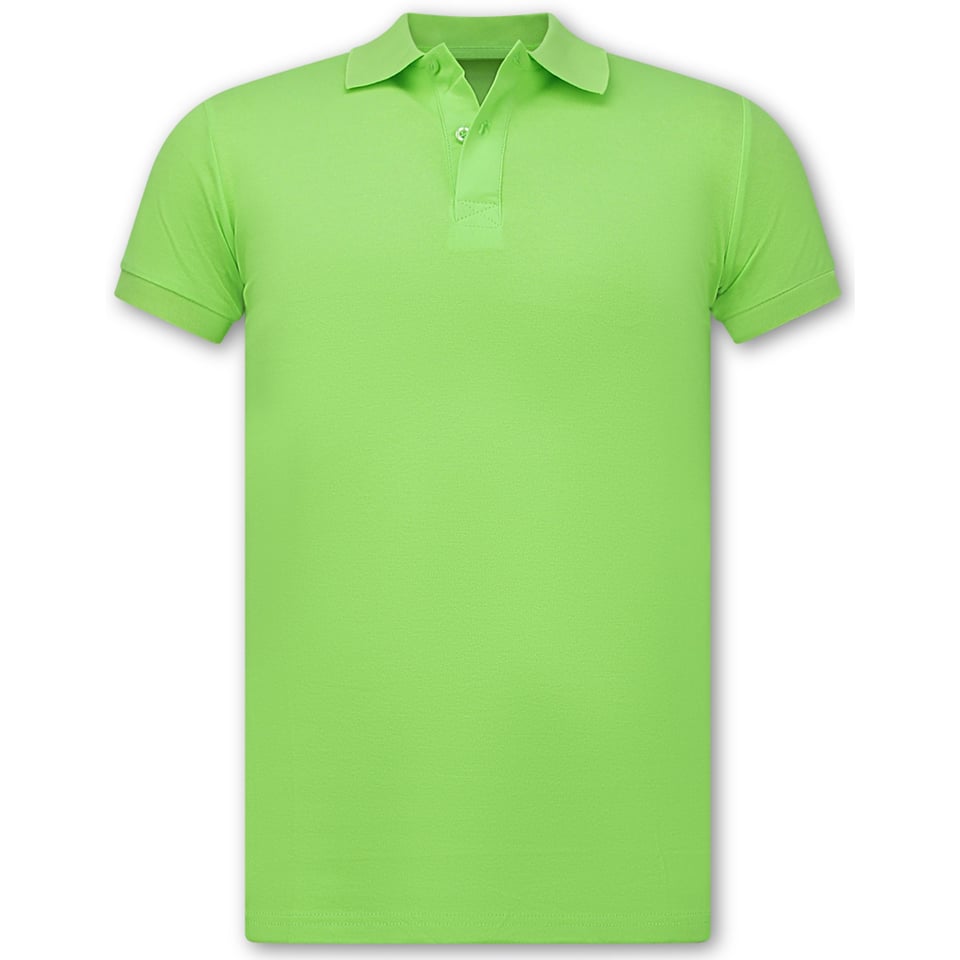 Poloshirt Heren - Heren Poloshirts Korte Mouw - Polo Heren - Slim Fit - A150 - Geel