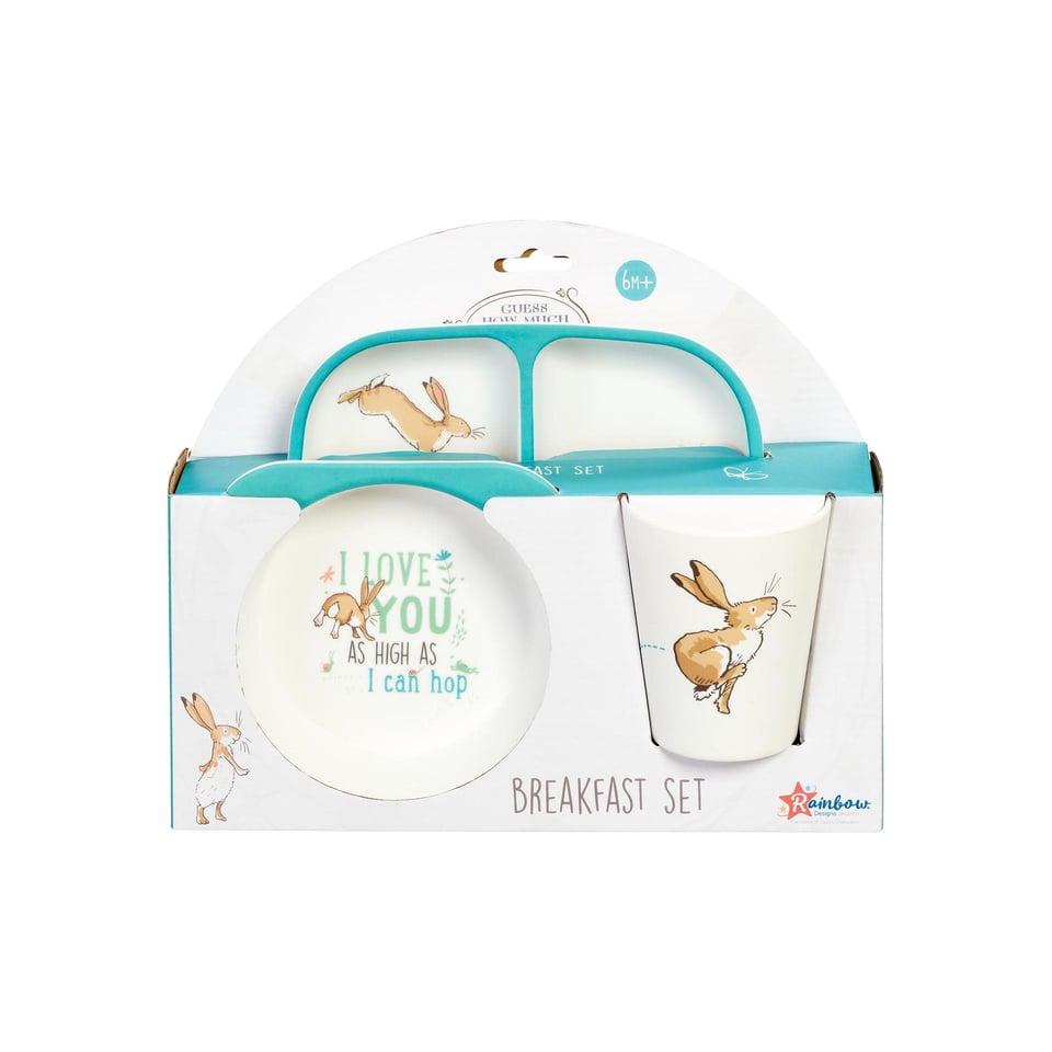 Rainbow Designs Raad Eens . . . Breakfast Set 3 Delig +6 Maanden