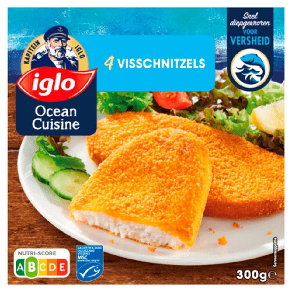 Iglo Kapitein Klassiekers Visschnitzel