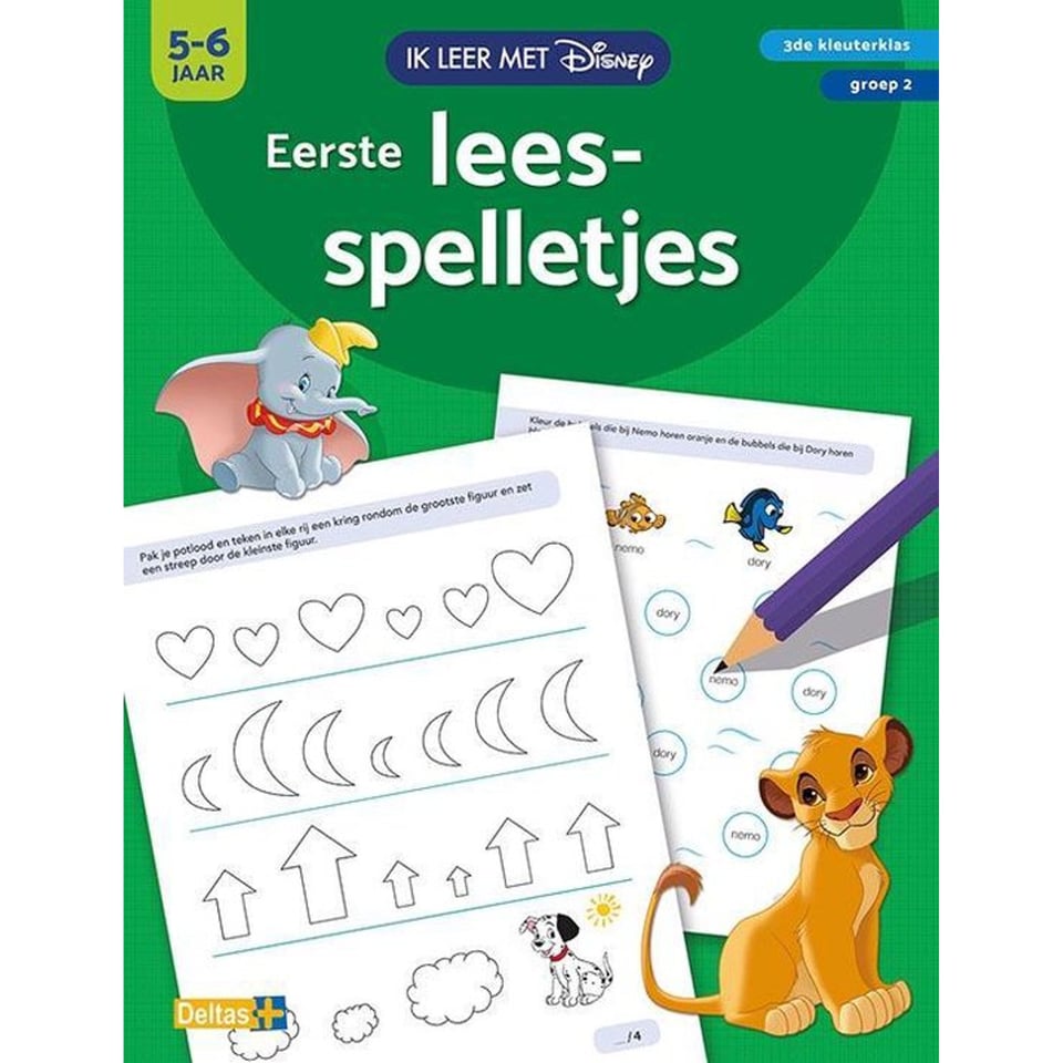 Disney Ik Leer Met - Eerste Leesspelletjes (5-6 j.)