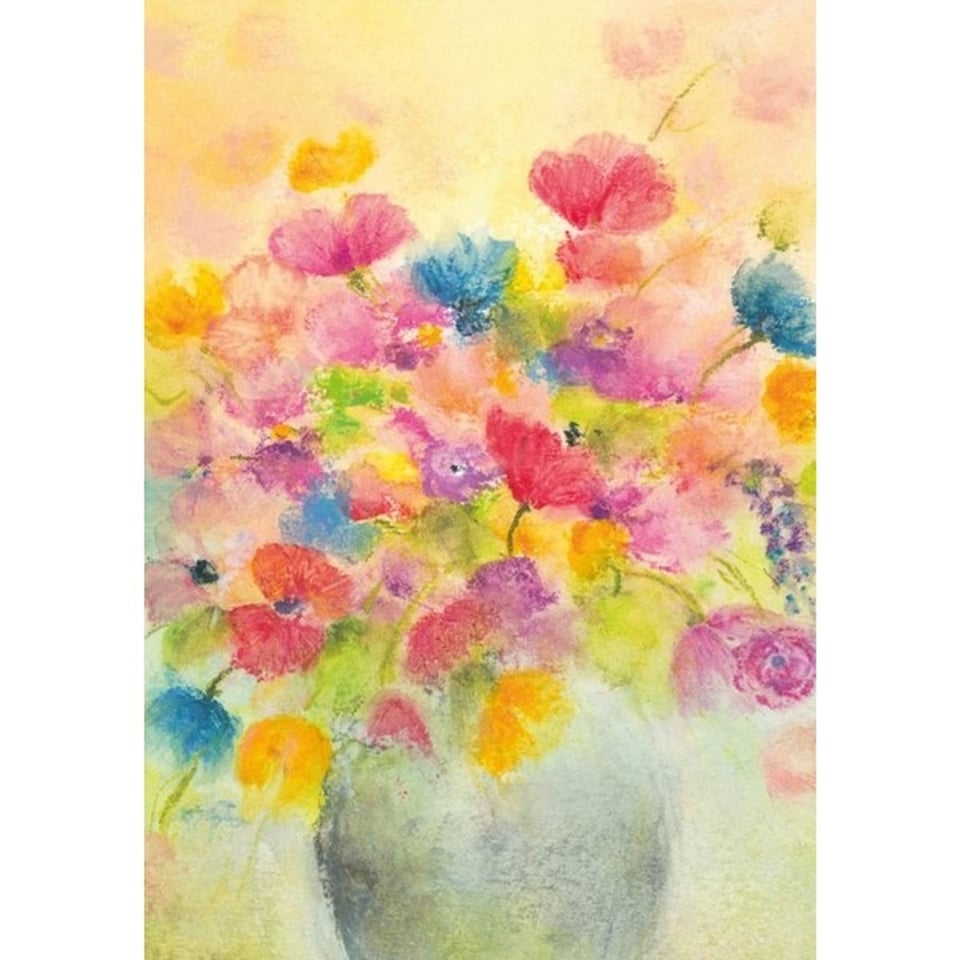 Ansichtkaart Bloemen in Vaas (Baukje Exler)
