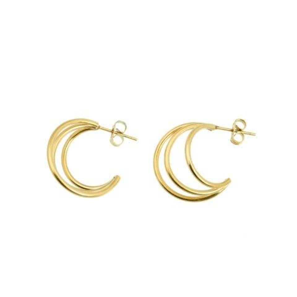 Bandhu Wire Earrings Gold