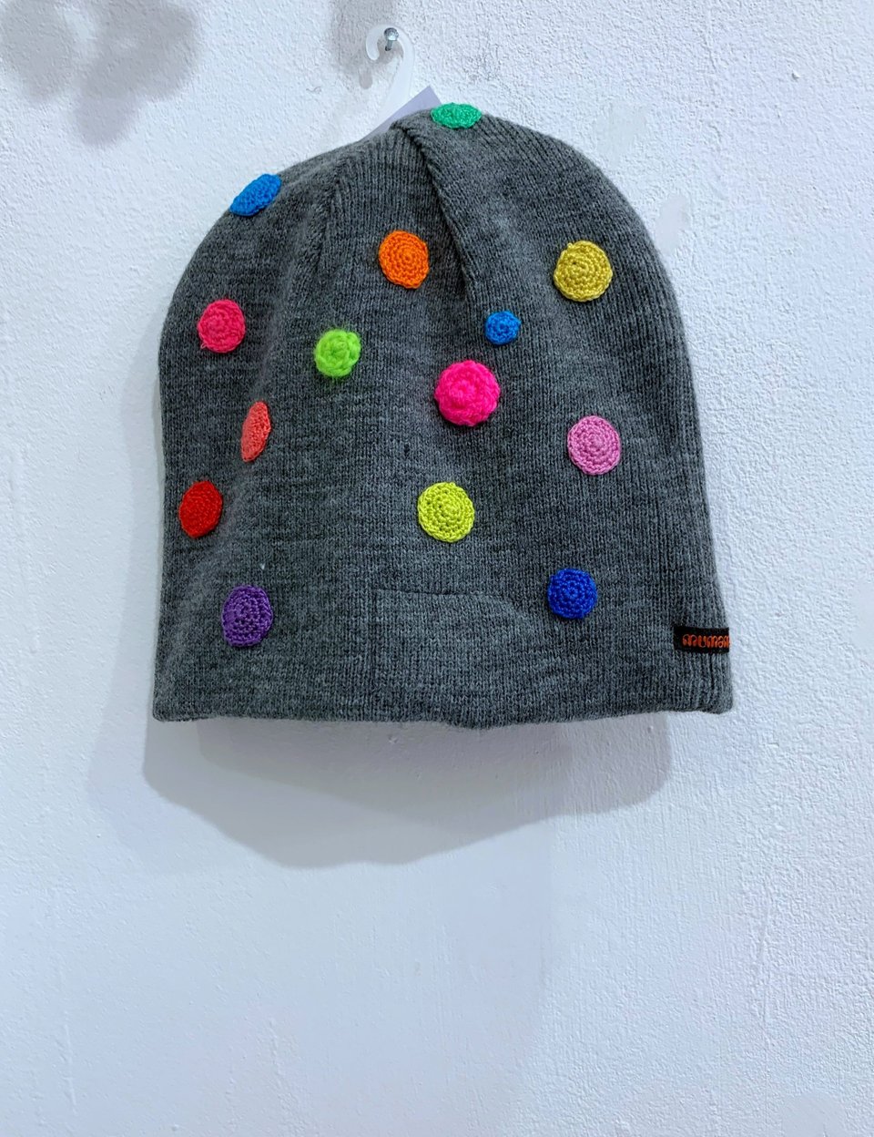 ONE OF A KIND Music Playing Dots Beanie