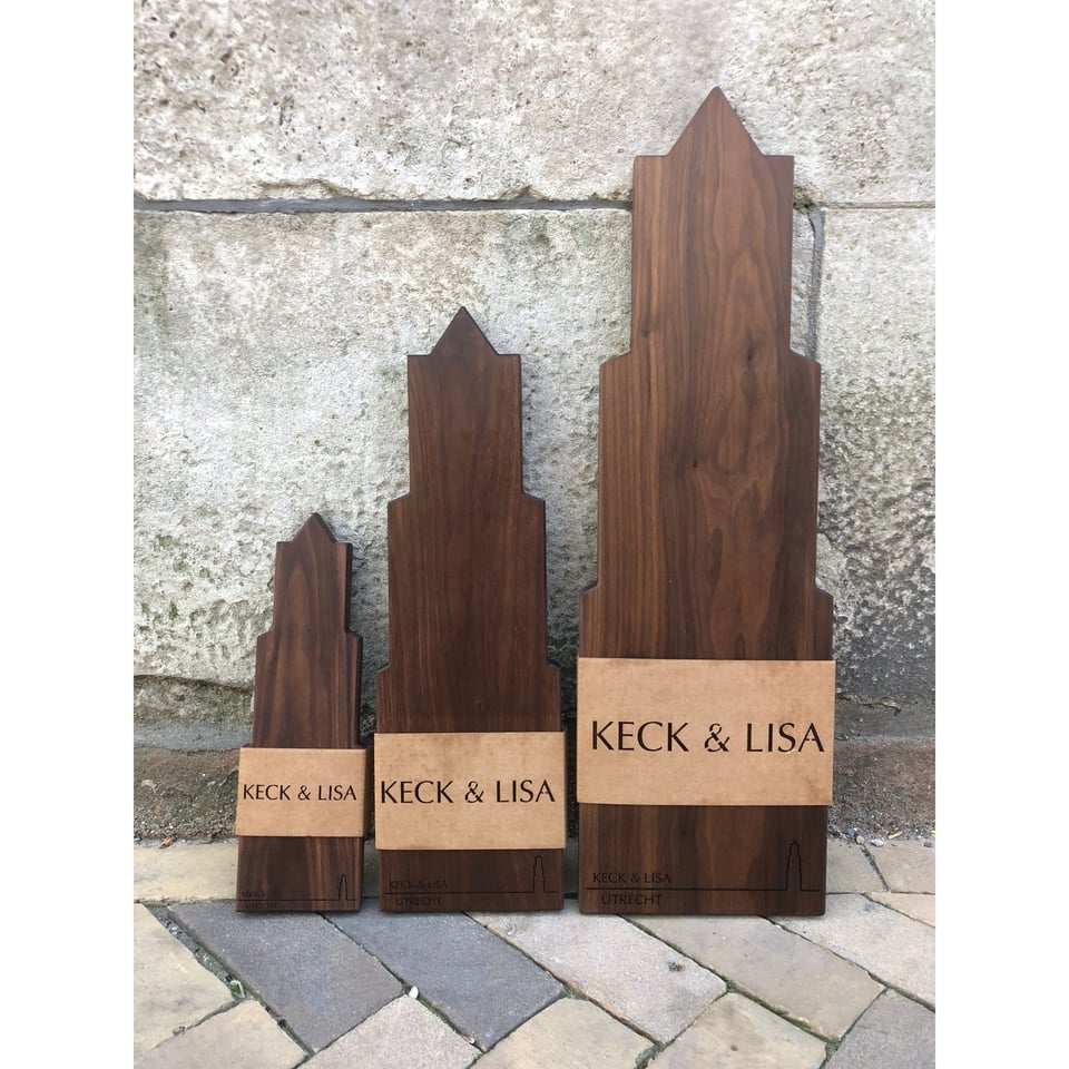 KECK & LISA Domplankje 1:200 Walnoot