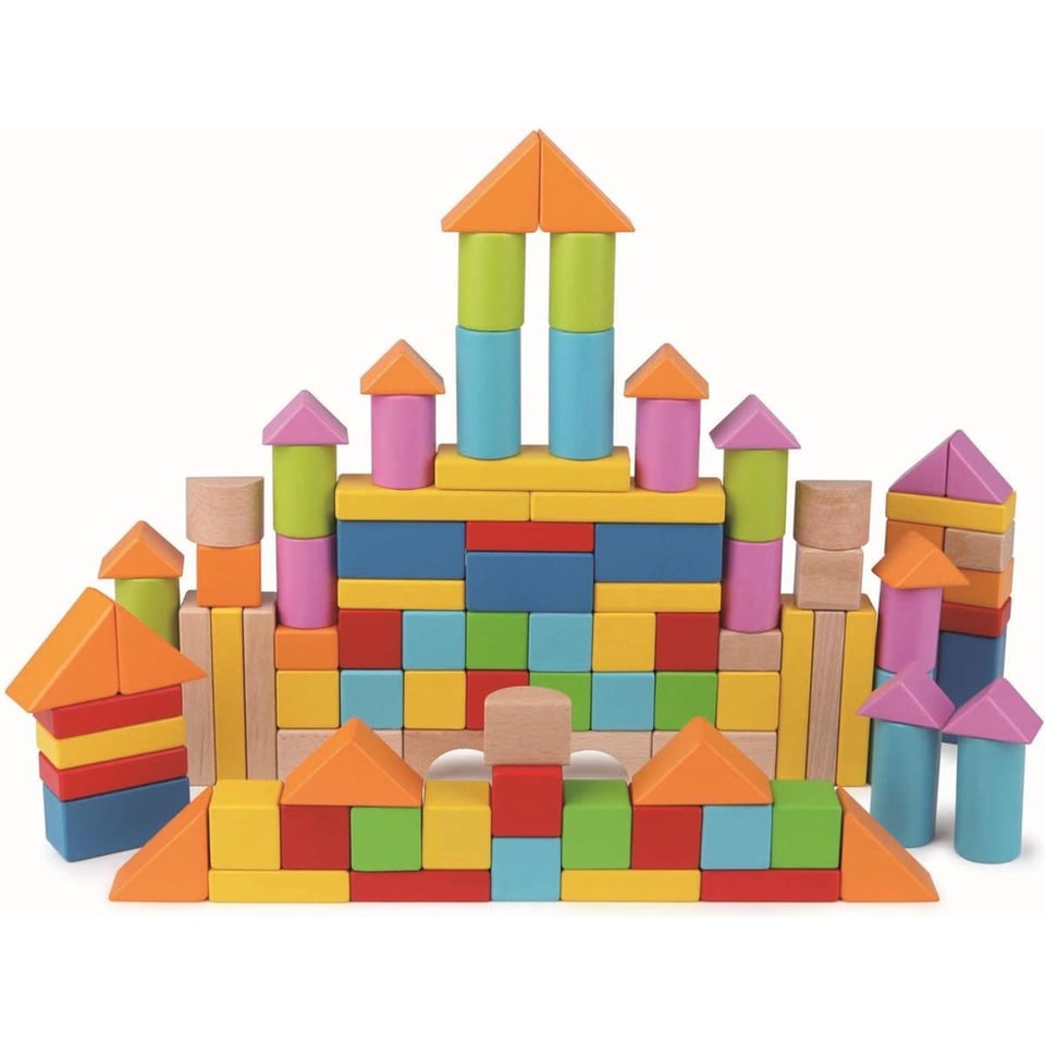 Hape Blokkenton Wonderful Beech Blocks 101 Pieces 1+