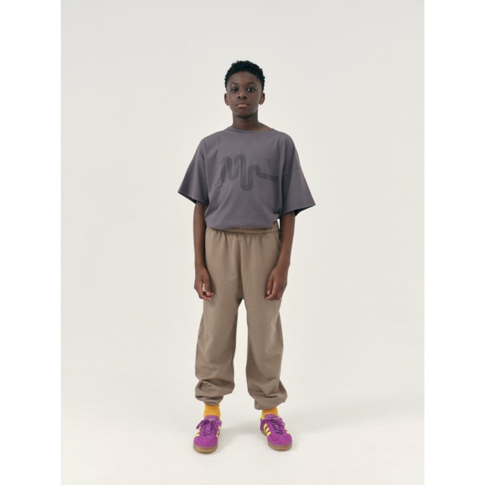 Main Story Oversized Tee Plum Kitten