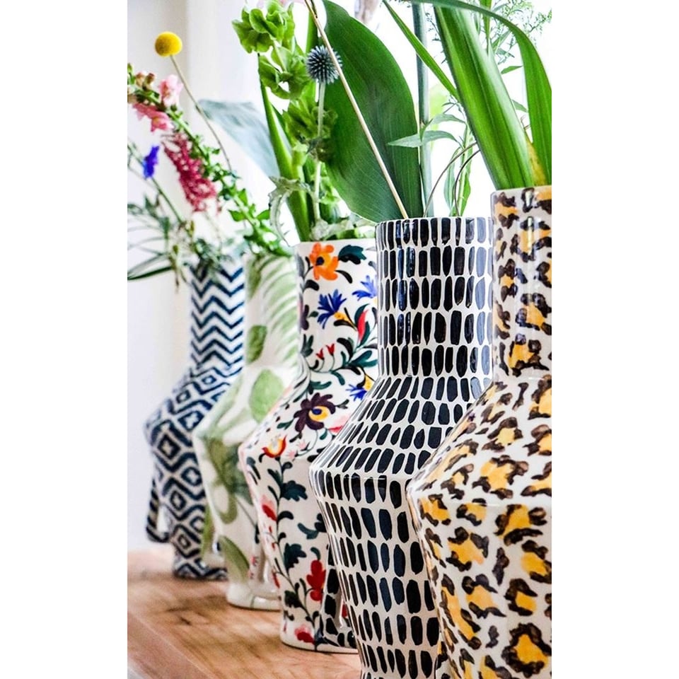 Vase Handpainted Flowers