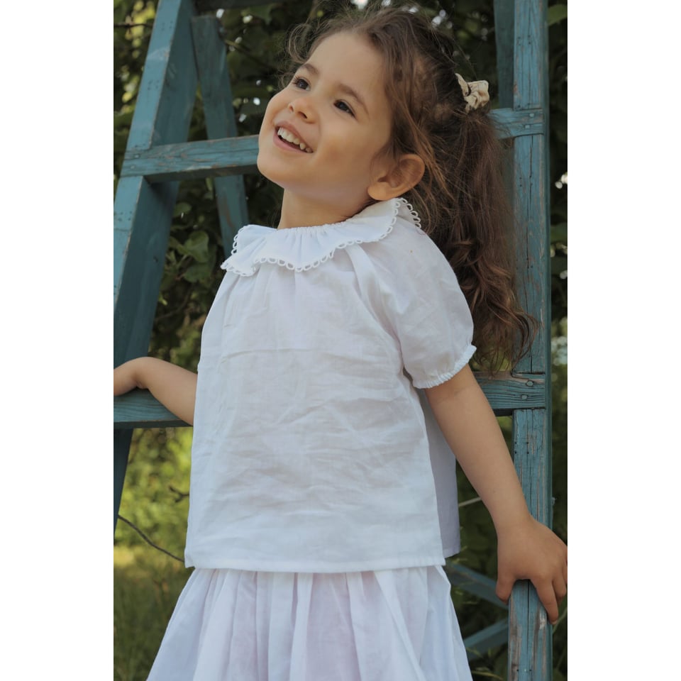 Konges Sløjd Aggi Short Sleeve White