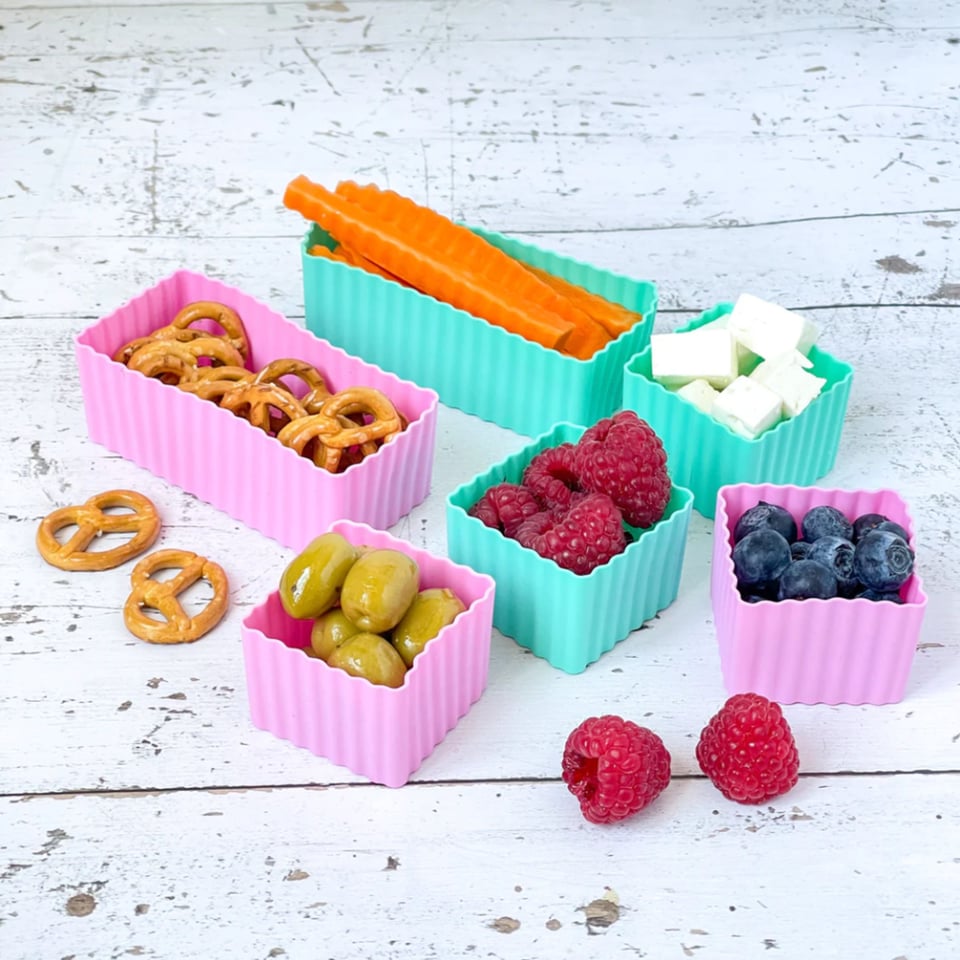 Yumbox Set Van Siliconen Bakjes