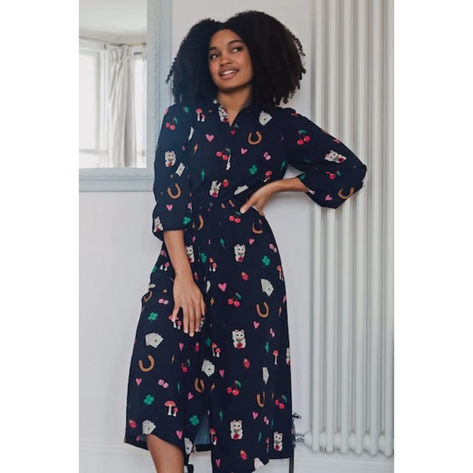 SUGARHILL Dottie Maxi Shirt Dress