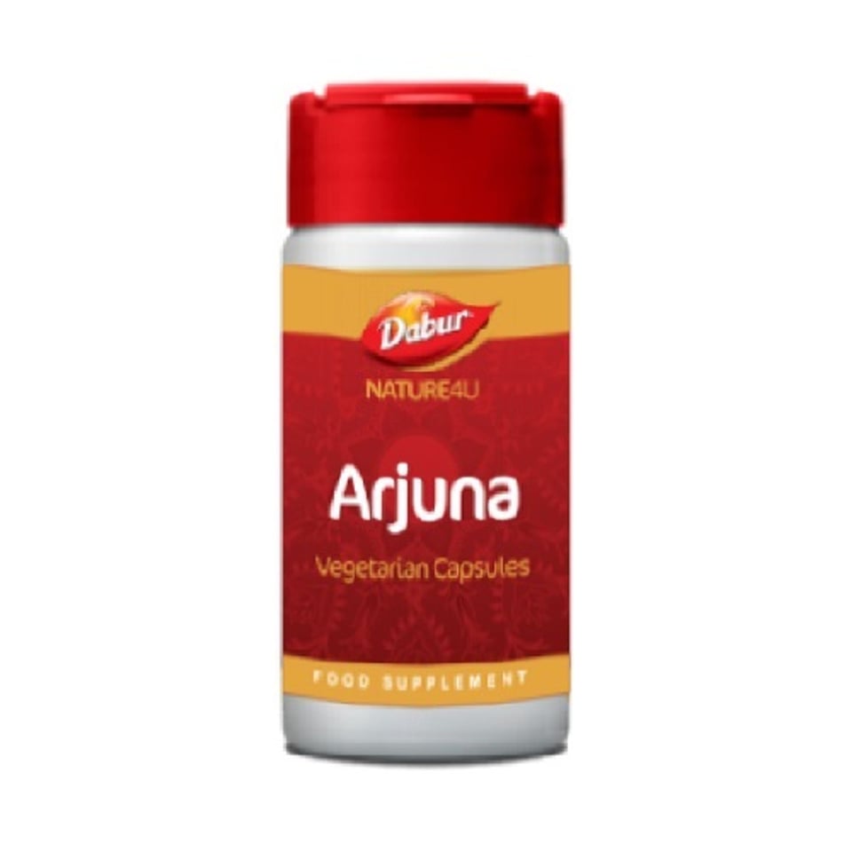 Dabur Arjuna Vegetarian Capsules-60 Capsules