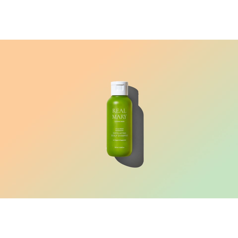REAL MARY Cold Brew Rosemary Exfoliating Scalp Shampoo Travel