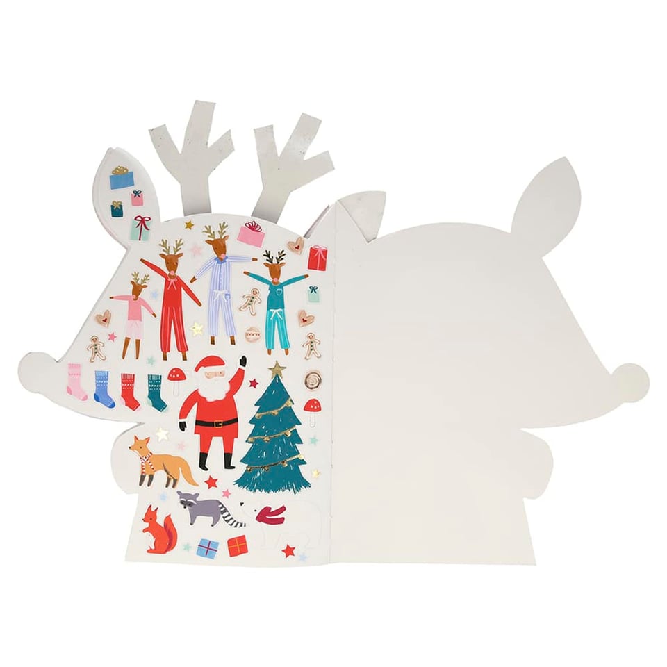 Meri Meri Reindeer Sticker Schetsboek
