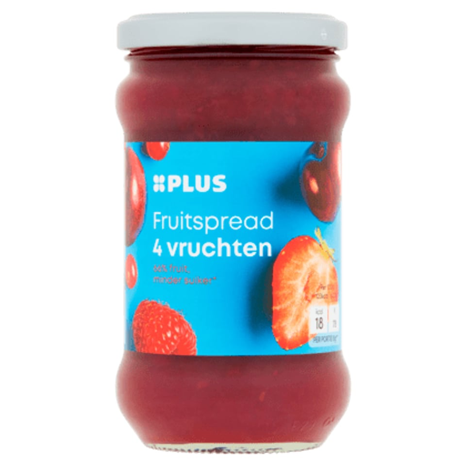 PLUS Fruitspread Viervruchten