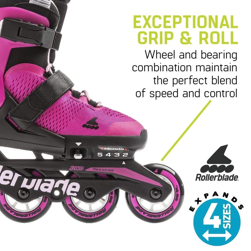 Rollerblade Rollerblade Microblade G Black / Neon-Pink