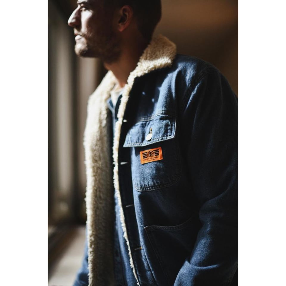 Jonsen Island Veste Sherpa Risa Denim