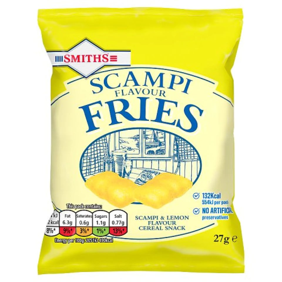 Smith's Scampi Fries Snack 27G